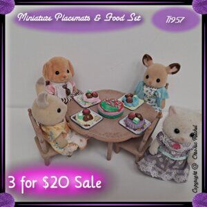 9-Piece Glued-Together Floral Placemats